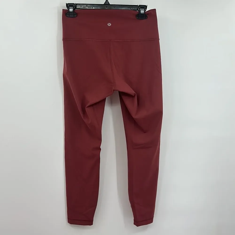 Lululemon Wunder Under High Rise Tight 25” *Full On‎ Luxtreme in Chianti Sz 10